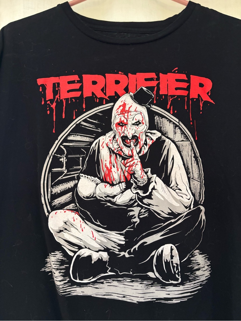 Terrifier Graphic Black Short Sleeve Tee - Picture 2 of 4